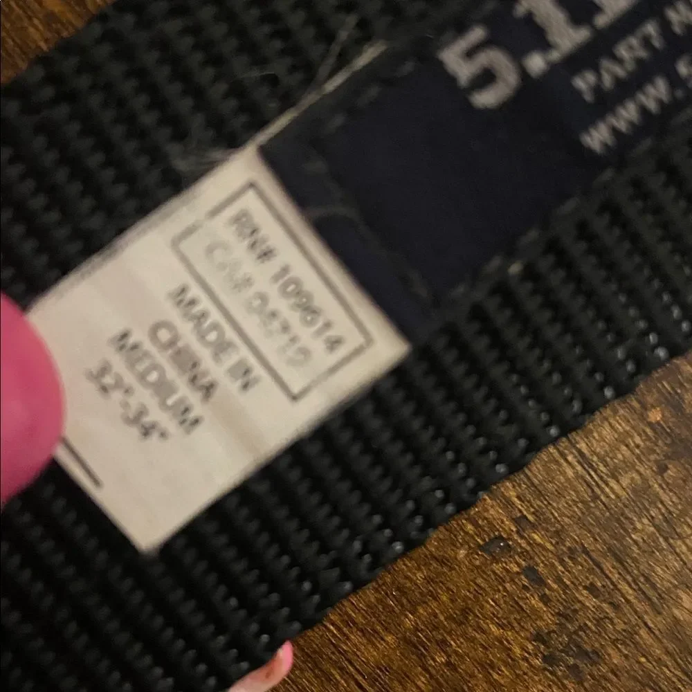 Men’s 5.11 Tactical web belt NRA edition 32-34